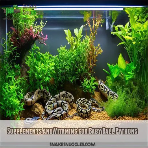 Supplements and Vitamins for Baby Ball Pythons