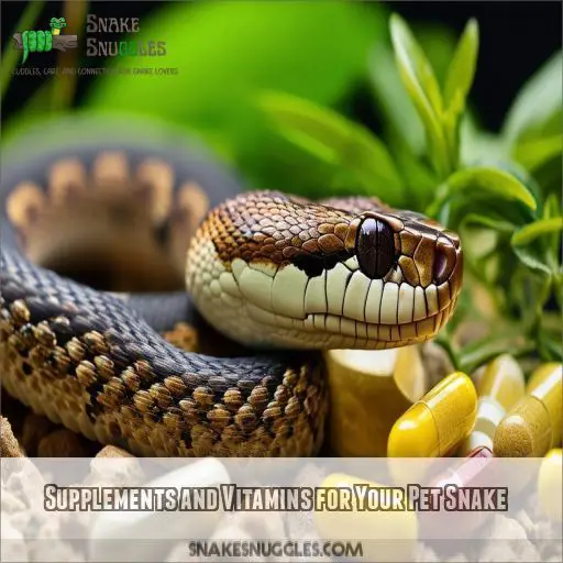 Supplements and Vitamins for Your Pet Snake