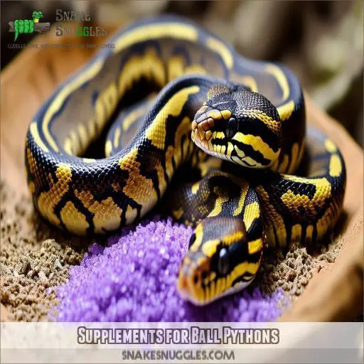 Supplements for Ball Pythons