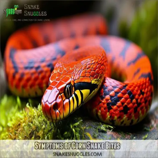 Symptoms of Corn Snake Bites