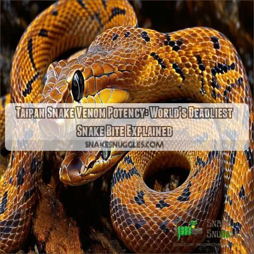 Taipan snake venom potency