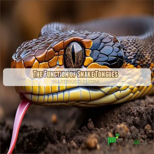 The Function of Snake Tongues