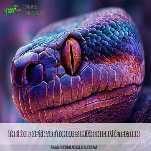 The Role of Snake Tongues in Chemical Detection