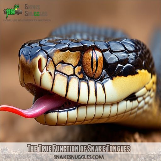 The True Function of Snake Tongues