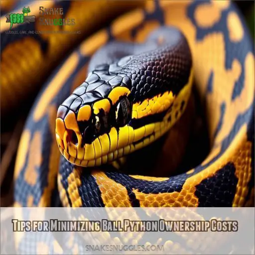 Tips for Minimizing Ball Python Ownership Costs