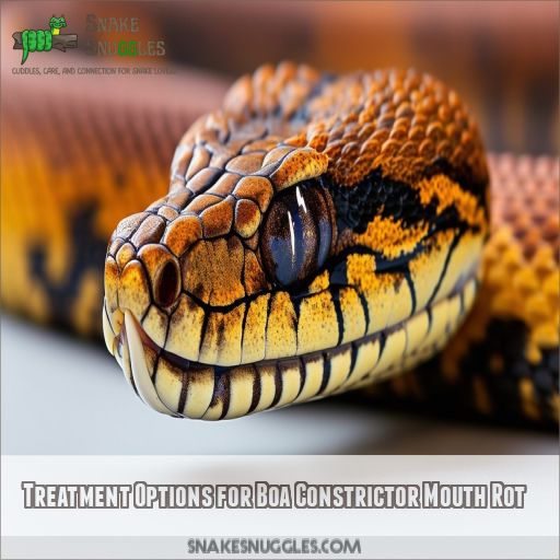 Treatment Options for Boa Constrictor Mouth Rot