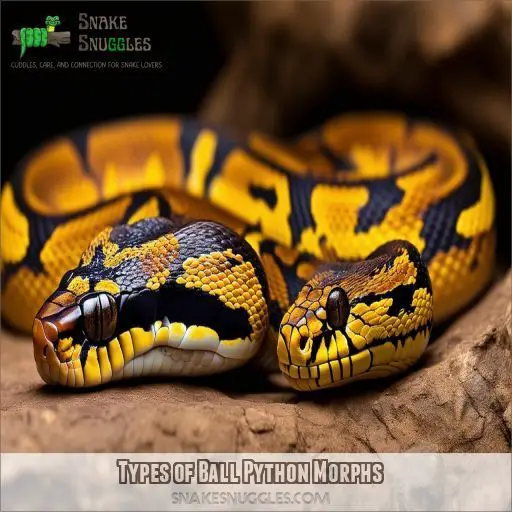 Types of Ball Python Morphs