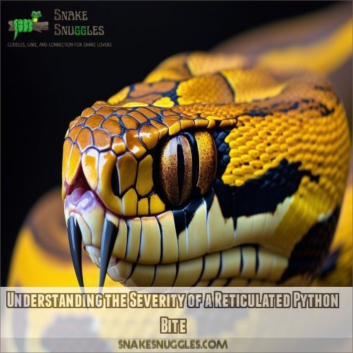 Understanding the Severity of a Reticulated Python Bite