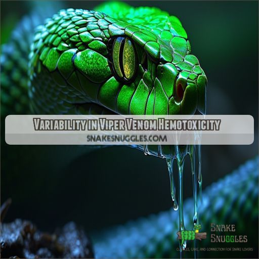 Variability in Viper Venom Hemotoxicity