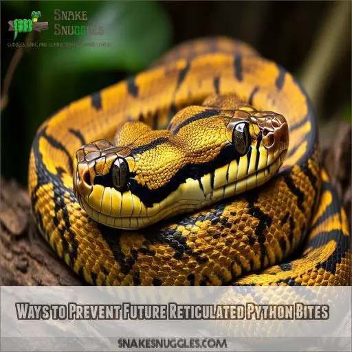 Ways to Prevent Future Reticulated Python Bites