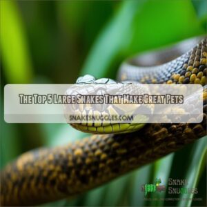 What Are the Best Large Snakes for Pets