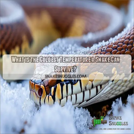 What is the Coldest Temperature a Snake Can Survive