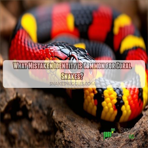 What Mistaken Identity is Common for Coral Snakes