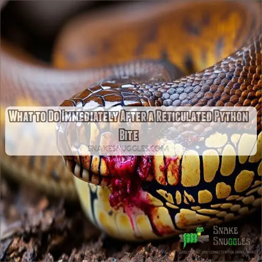 What to Do Immediately After a Reticulated Python Bite