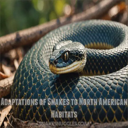 Adaptations of Snakes to North American Habitats