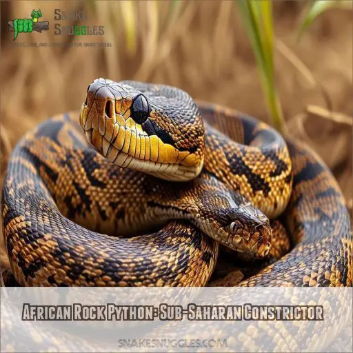 African Rock Python: Sub-Saharan Constrictor