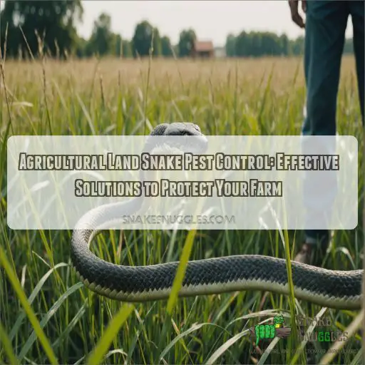 Agricultural land snake pest control