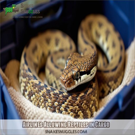 Airlines Allowing Reptiles in Cargo