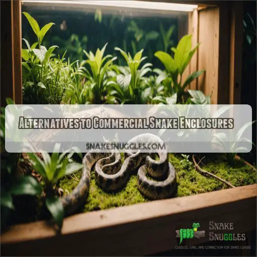 Alternatives to Commercial Snake Enclosures