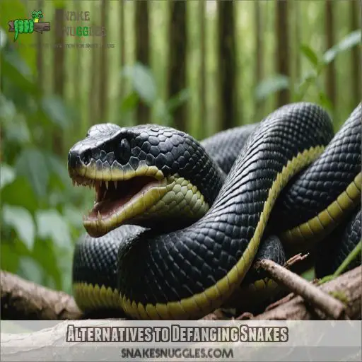 Alternatives to Defanging Snakes