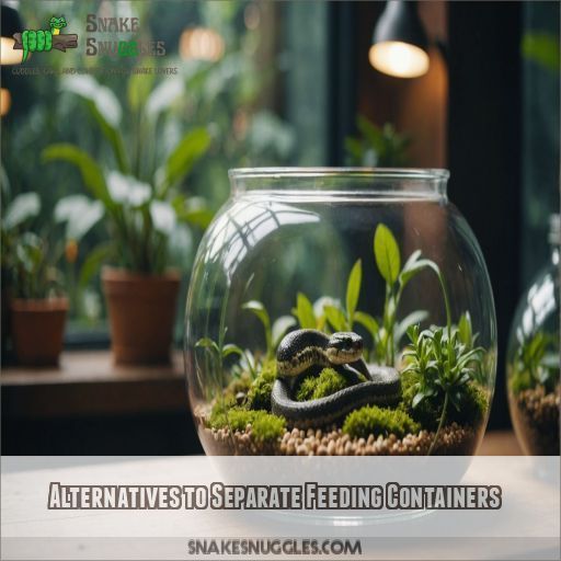 Alternatives to Separate Feeding Containers