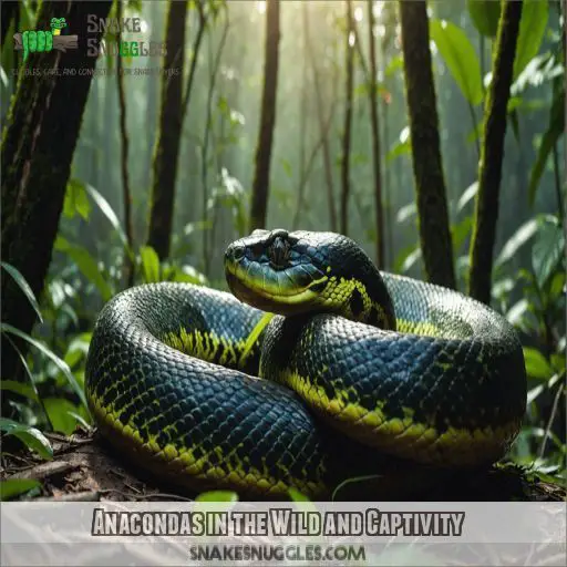 Anacondas in the Wild and Captivity