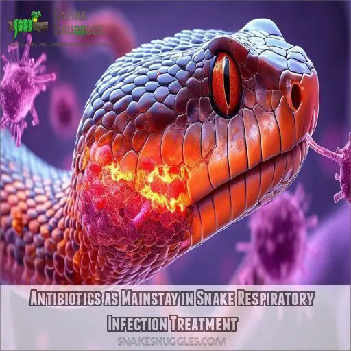 Antibiotics as Mainstay in Snake Respiratory Infection Treatment