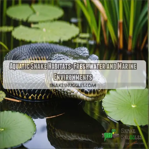 Aquatic Snake Habitats: Freshwater and Marine Environments