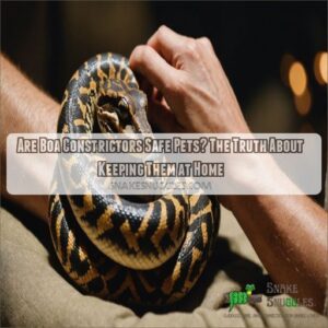 are boa constrictors safe pets