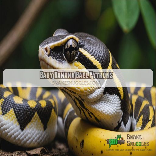 Baby Banana Ball Pythons