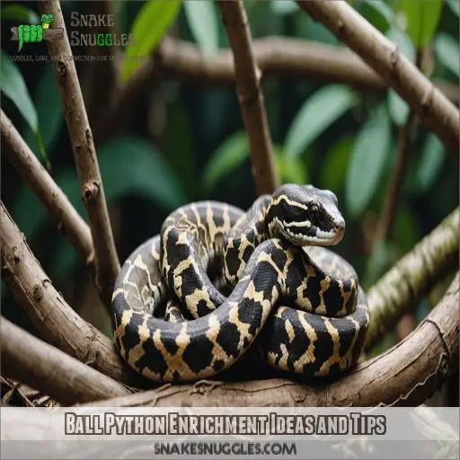 Ball Python Enrichment Ideas and Tips