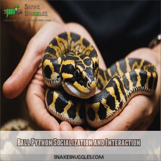 Ball Python Socialization and Interaction