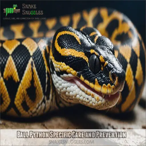 Ball Python Specific Care and Prevention