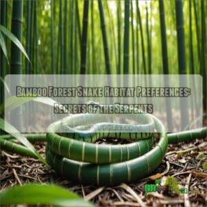 Bamboo forest snake habitat preferences