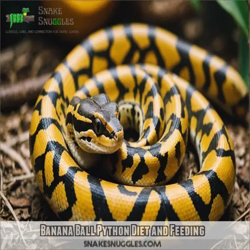 Banana Ball Python Diet and Feeding