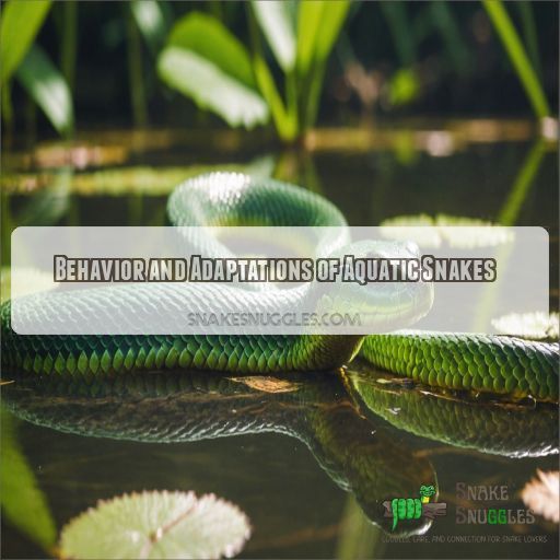 Behavior and Adaptations of Aquatic Snakes