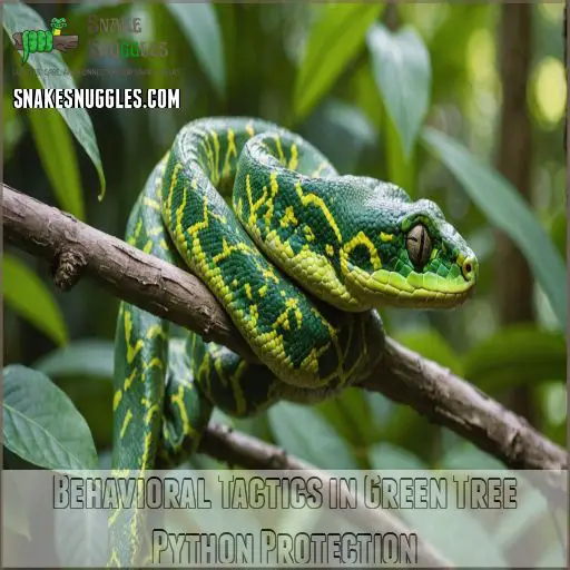 Behavioral Tactics in Green Tree Python Protection