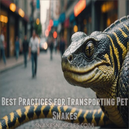 Best Practices for Transporting Pet Snakes