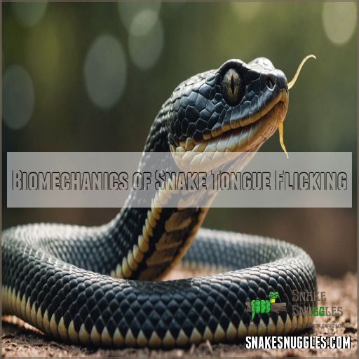 Biomechanics of Snake Tongue Flicking