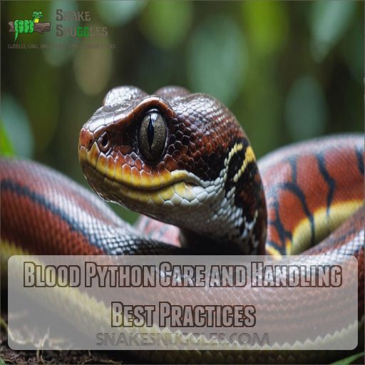 Blood Python Care and Handling Best Practices