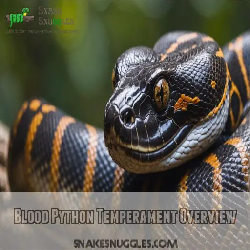 Blood Python Temperament Overview