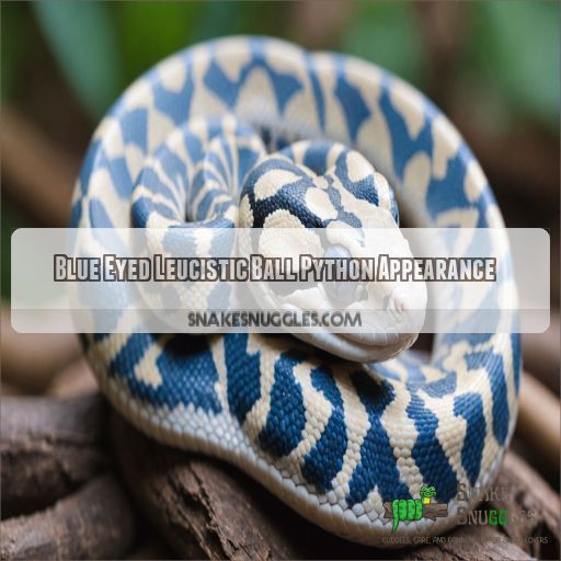 Blue Eyed Leucistic Ball Python Appearance