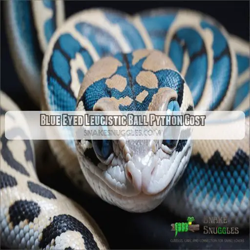 Blue Eyed Leucistic Ball Python Cost