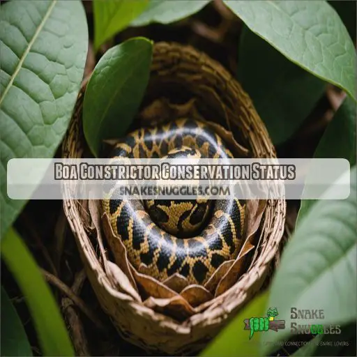 Boa Constrictor Conservation Status