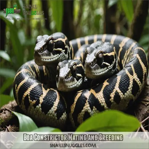 Boa Constrictor Mating and Breeding