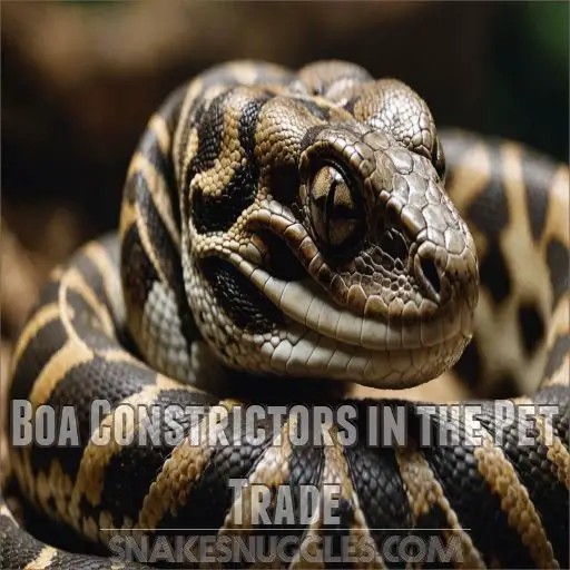 Boa Constrictors in the Pet Trade