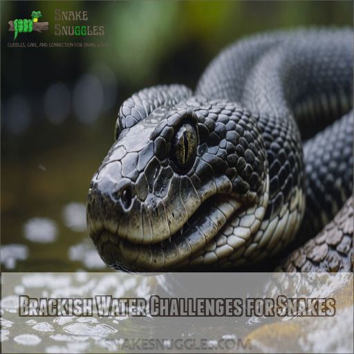 Brackish Water Challenges for Snakes