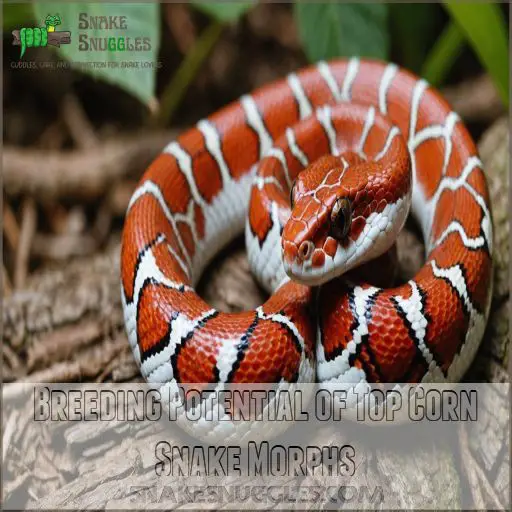 Breeding Potential of Top Corn Snake Morphs