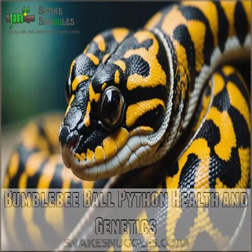 Bumblebee Ball Python Health and Genetics