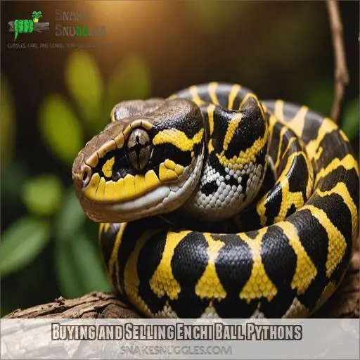 Buying and Selling Enchi Ball Pythons